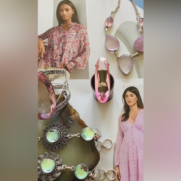 Rainbow Topaz Grey Pearl Sterling Silver 925 Assortment of Beautiful Jewelry - Picture 4 of 14